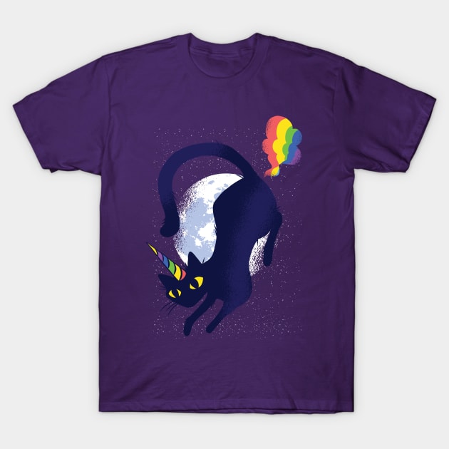 Cat Unicorn rainbow cute and lovely T-Shirt by Midoart